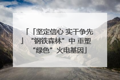 「坚定信心 实干争先」“钢铁森林”中 重塑“绿色”火电基因