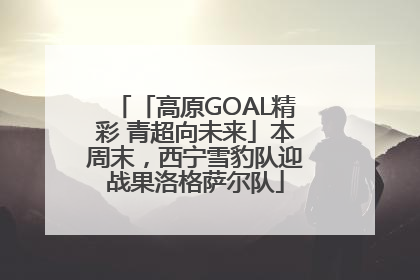 「高原GOAL精彩 青超向未来」本周末，西宁雪豹队迎战果洛格萨尔队
