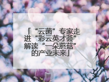 “云菌”专家走进“彩云英才荟”解读“一朵蘑菇”的产业未来