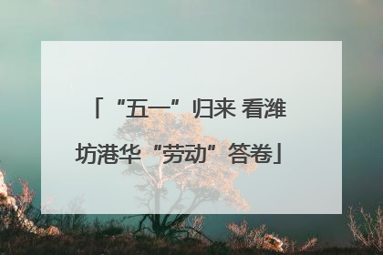 “五一”归来 看潍坊港华“劳动”答卷
