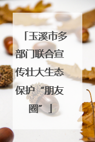 玉溪市多部门联合宣传壮大生态保护“朋友圈”