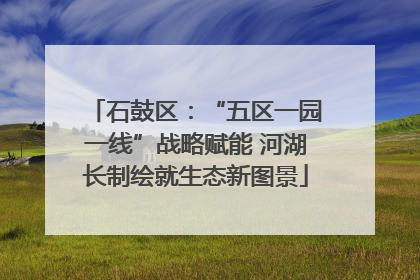 石鼓区：“五区一园一线”战略赋能 河湖长制绘就生态新图景