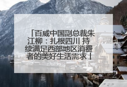百威中国副总裁朱江柳：扎根四川 持续满足西部地区消费者的美好生活需求丨西望四川