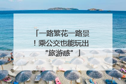 一路繁花一路景！乘公交也能玩出“旅游感”