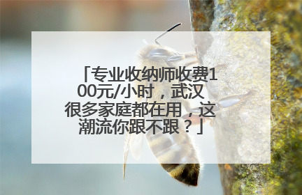专业收纳师收费100元/小时，武汉很多家庭都在用，这潮流你跟不跟？