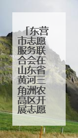 东营市志愿服务联合会在山东省黄河三角洲农高区开展志愿服务活动