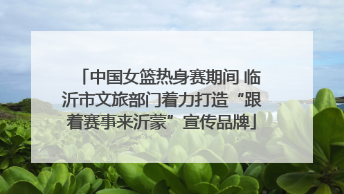 中国女篮热身赛期间 临沂市文旅部门着力打造“跟着赛事来沂蒙”宣传品牌