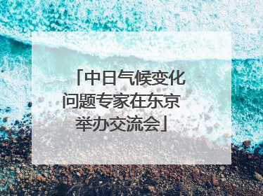 中日气候变化问题专家在东京举办交流会