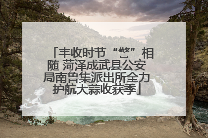 丰收时节“警”相随 菏泽成武县公安局南鲁集派出所全力护航大蒜收获季