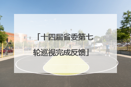 十四届省委第七轮巡视完成反馈