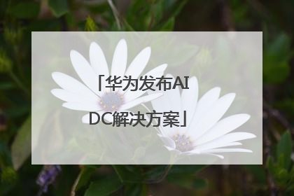 华为发布AI DC解决方案