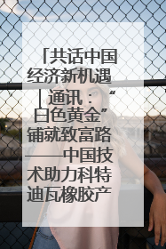 共话中国经济新机遇｜通讯：“白色黄金”铺就致富路——中国技术助力科特迪瓦橡胶产业增产增效
