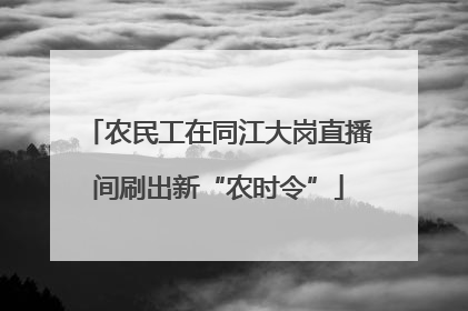 农民工在同江大岗直播间刷出新“农时令”
