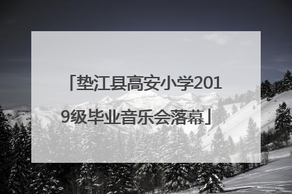 垫江县高安小学2019级毕业音乐会落幕