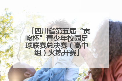 四川省第五届“贡嘎杯”青少年校园足球联赛总决赛（高中组）火热开赛