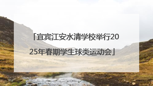 宜宾江安水清学校举行2025年春期学生球类运动会