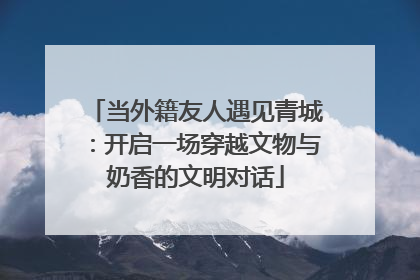 当外籍友人遇见青城：开启一场穿越文物与奶香的文明对话
