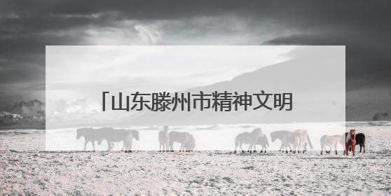 山东滕州市精神文明建设大会暨“为善兴滕 感动善城”典型事迹发布活动举行