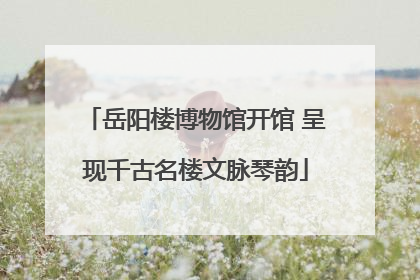 岳阳楼博物馆开馆 呈现千古名楼文脉琴韵