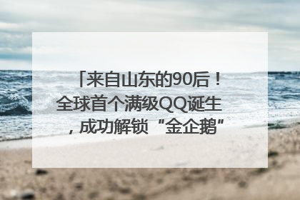 来自山东的90后！全球首个满级QQ诞生，成功解锁“金企鹅”，是继承父亲账号