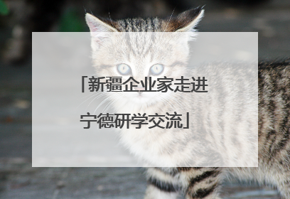 新疆企业家走进宁德研学交流