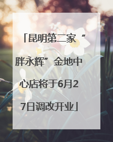 昆明第二家“胖永辉”金地中心店将于6月27日调改开业