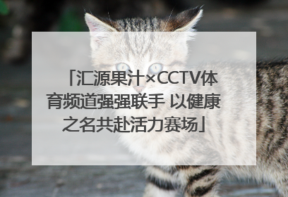 汇源果汁×CCTV体育频道强强联手 以健康之名共赴活力赛场