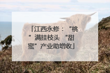 江西永修：“桃”满挂枝头 “甜蜜”产业助增收