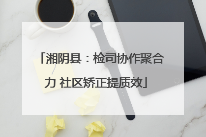 湘阴县：检司协作聚合力 社区矫正提质效