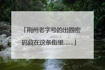 荆州老字号的出圈密码藏在这条街里……