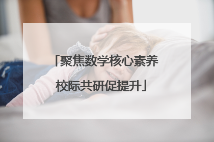聚焦数学核心素养 校际共研促提升