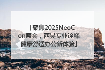 聚焦2025NeoCon盛会，西昊专业诠释健康舒适办公新体验