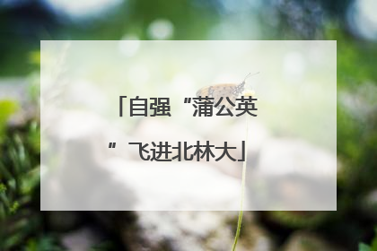 自强“蒲公英”飞进北林大