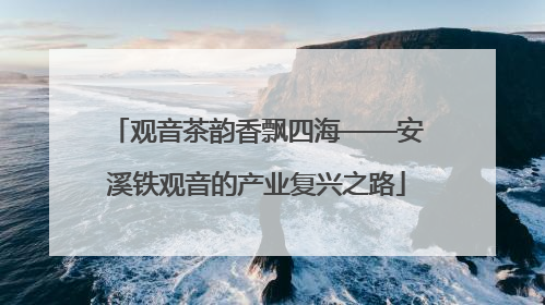观音茶韵香飘四海——安溪铁观音的产业复兴之路