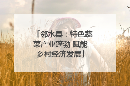 邻水县：特色蔬菜产业蓬勃 赋能乡村经济发展