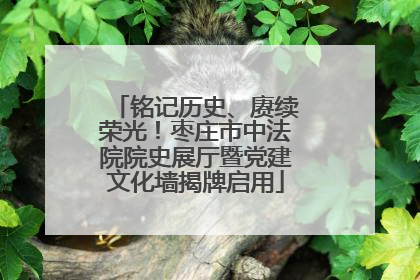 铭记历史、赓续荣光！枣庄市中法院院史展厅暨党建文化墙揭牌启用