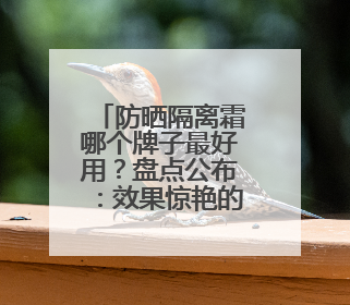 防晒隔离霜哪个牌子最好用？盘点公布：效果惊艳的防晒霜合集