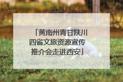 黄南州青甘陕川四省文旅资源宣传推介会走进西安