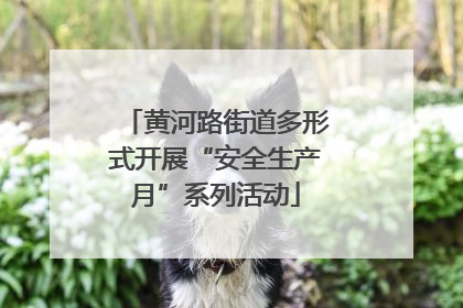 黄河路街道多形式开展“安全生产月”系列活动