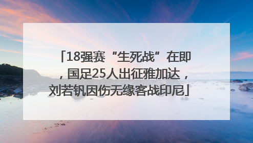 18强赛“生死战”在即，国足25人出征雅加达，刘若钒因伤无缘客战印尼