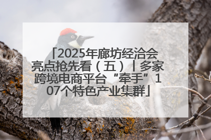 2025年廊坊经洽会亮点抢先看（五）丨多家跨境电商平台“牵手”107个特色产业集群