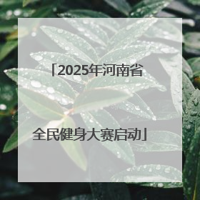 2025年河南省全民健身大赛启动