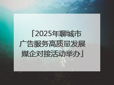 2025年聊城市广告服务高质量发展媒企对接活动举办