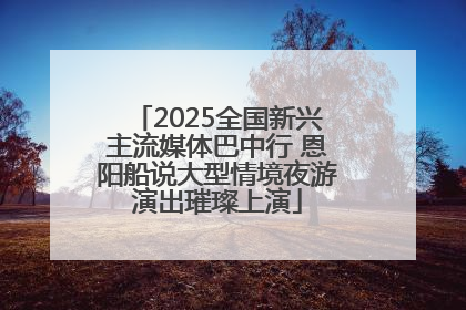 2025全国新兴主流媒体巴中行 恩阳船说大型情境夜游演出璀璨上演