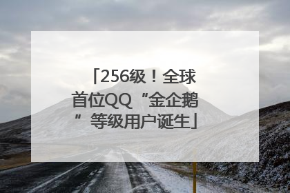 256级！全球首位QQ“金企鹅”等级用户诞生