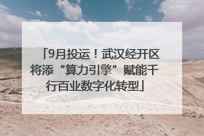 9月投运！武汉经开区将添“算力引擎”赋能千行百业数字化转型