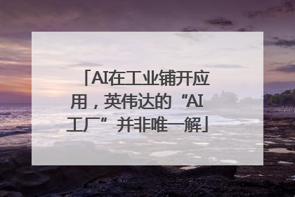AI在工业铺开应用，英伟达的“AI工厂”并非唯一解