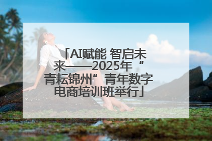 AI赋能 智启未来——2025年“青耘锦州”青年数字电商培训班举行
